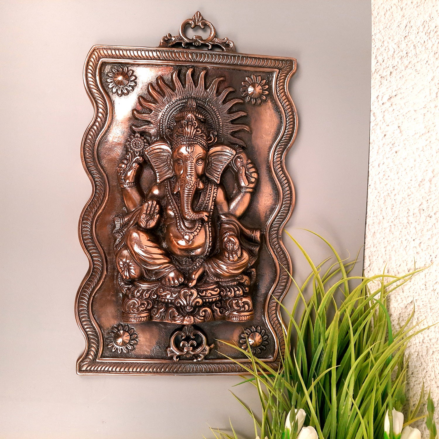 Decorative Ganpati Wall Hanging- 17 inch- Apkamart