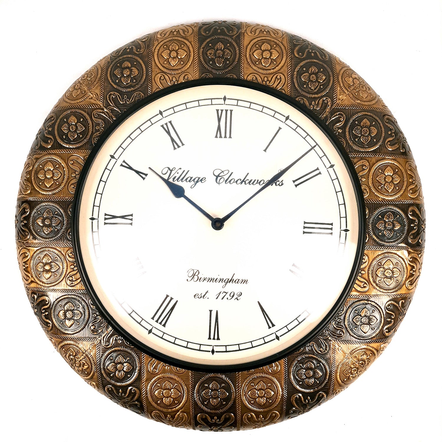 Wall Clock | Antique Clock Wall Mount - For Home, Living Room, Bedroom, Office & Hall Decoration | Wedding & Housewarming Gift -18 Inch - Apkamart