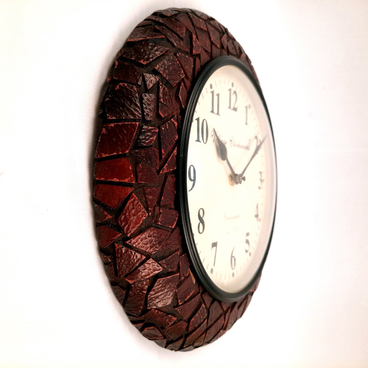 Wall Clock for Home | Wall Mount Analog Watch | Deewar Ghadi - For Living Room, Bedroom, Hall, Office Decor & Gift - 12 Inch