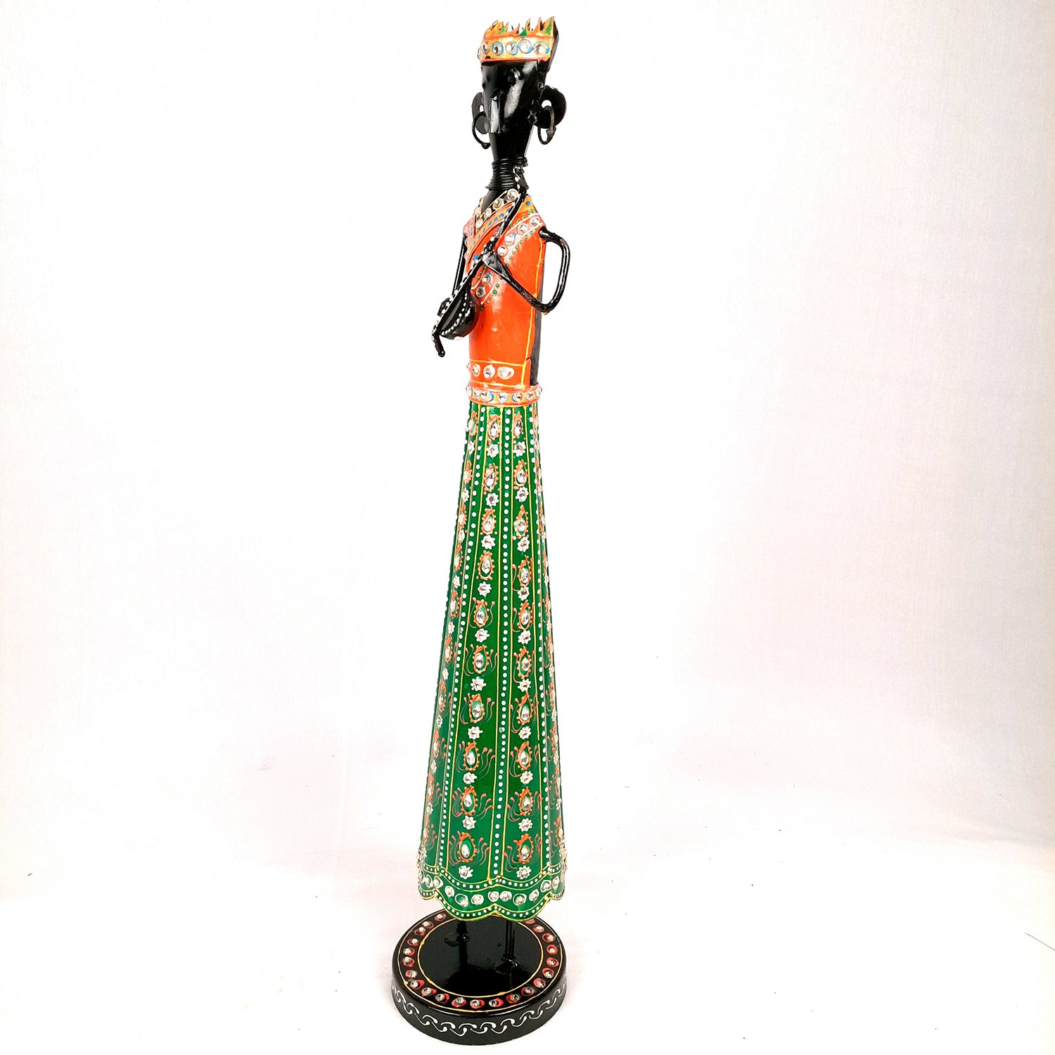 Musician Showpiece | Traditional Folk Artist Figurine - For Home, Table, Living Room & TV Unit Decor | Showpieces For Gifts- 22 Inch