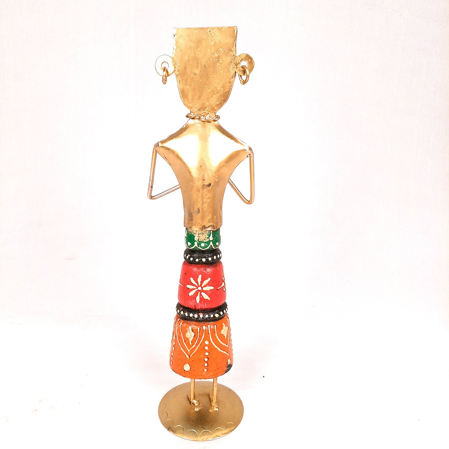 Showpiece Musician Figurine | Tribal Musician Figurine - For Home, Table, Living Room & TV Unit | Show Piece For Office Desk & Gifts - 12 Inch - Apkamart