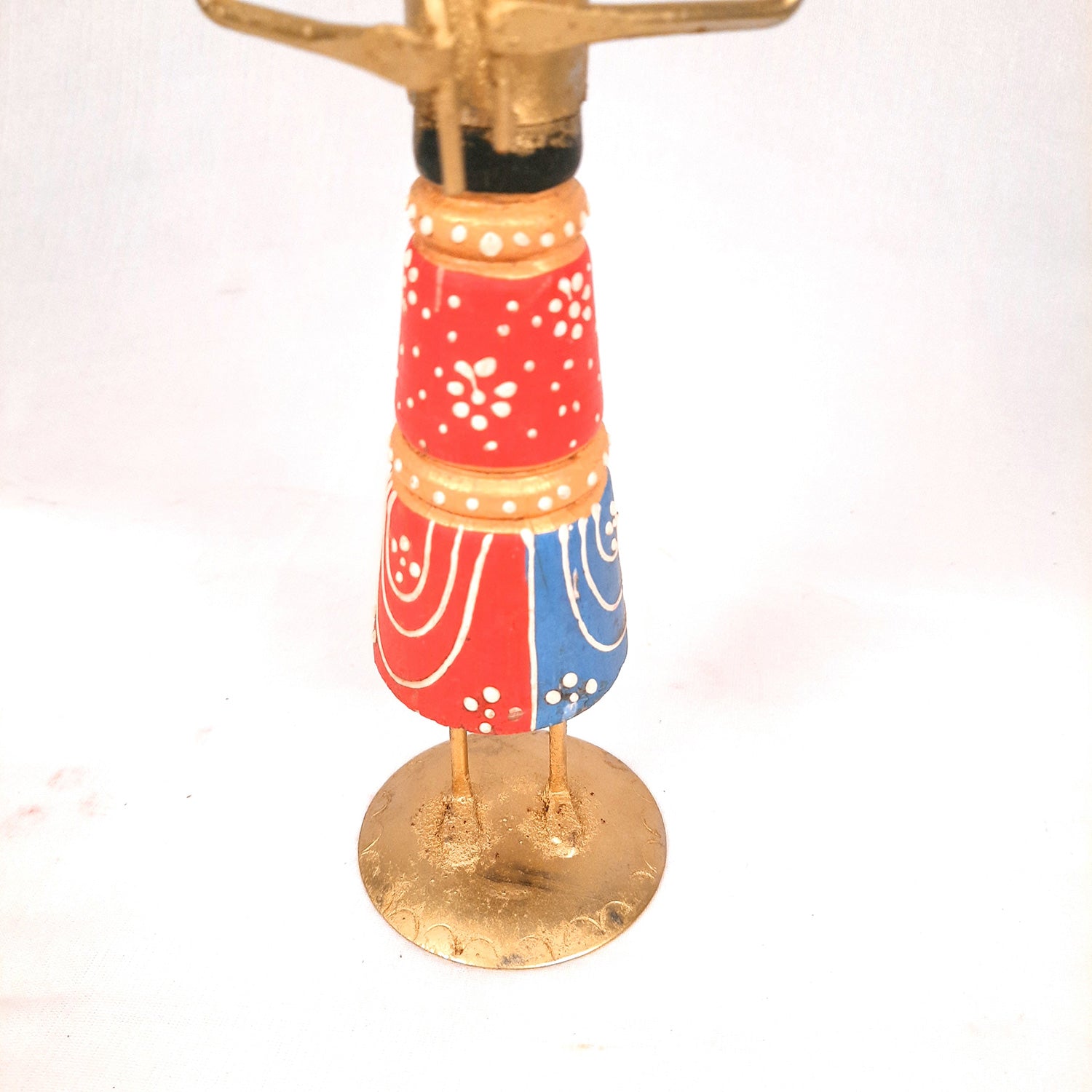 Showpiece Musician | Decorative Tribal Musician Figurine - For Home, Table, Living Room & TV Unit | Show Piece For Office Desk & Gifts - 12 Inch - Apkamart