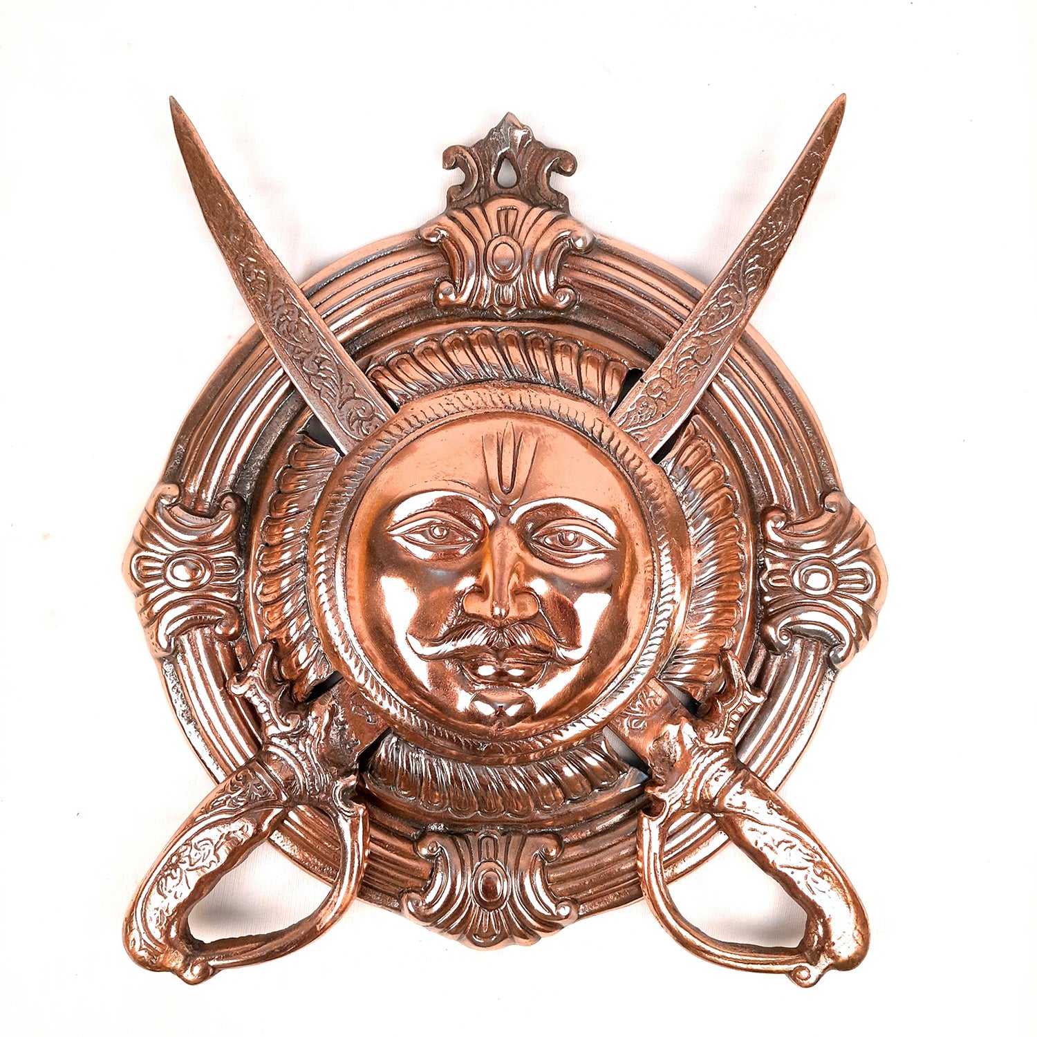 Antique Brass Swords Shield Set - Rana Overseas Manufacturer Exporter -  Rana Overseas Manufacturer Exporter