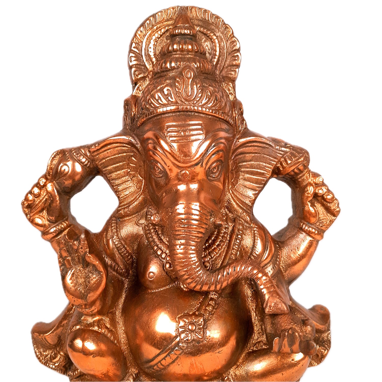 Ganesh Statue | Lord Ganesha Idol - for Home, Puja, Living Room, Entrance & Office Decor | Antique Idol for Religious & Spiritual Decor - 13 Inch - Apkamart