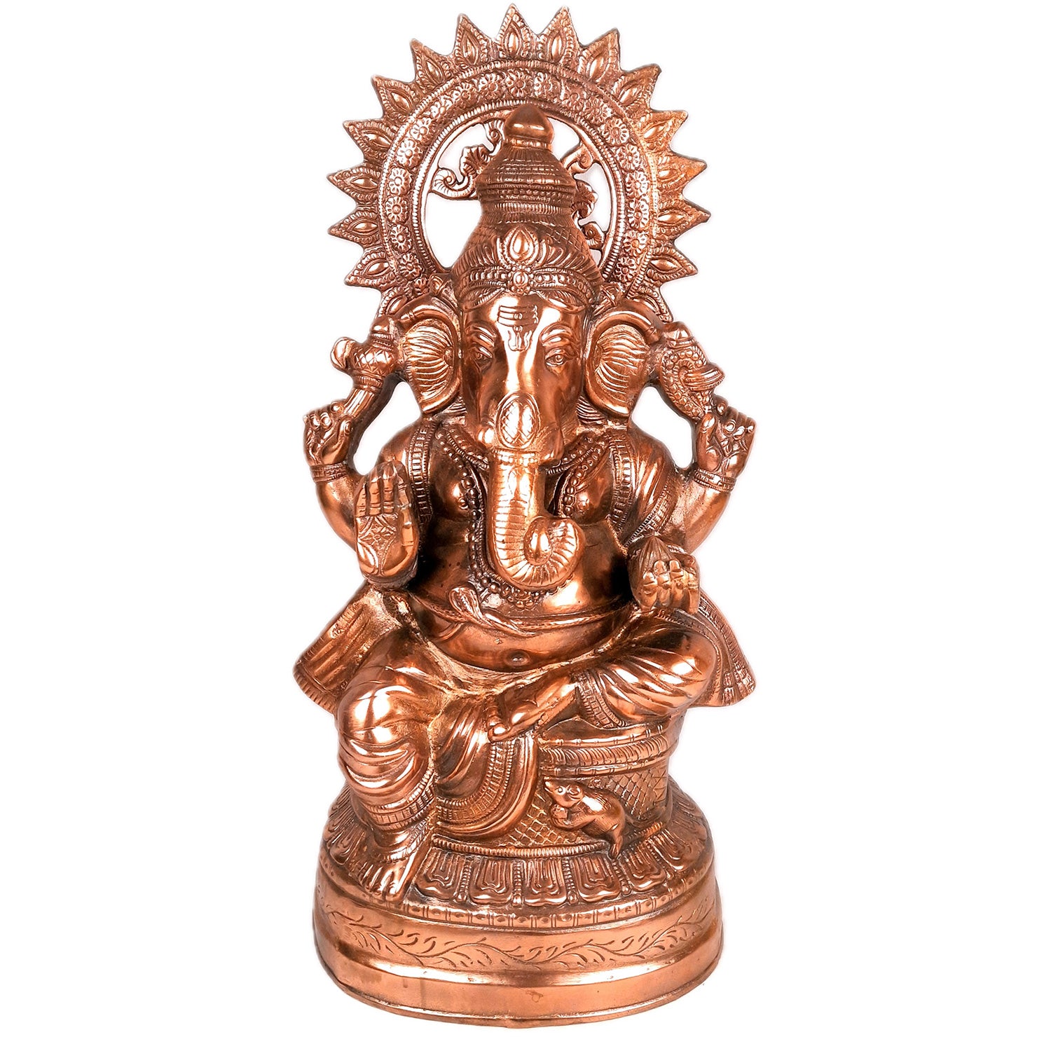 Ganesh Idol | Lord Ganesha Statue Murti |Religoius & Spiritual Art - For Puja, Home & Entrance Living Room Decor & Gift - 21 Inch - Apkamart