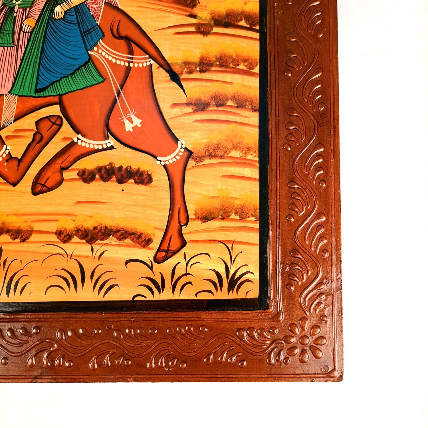 Puja Chowki Bajot| Wooden Choki For Sitting | Peeta - For Home, living Room, Corner, Mandir Decoration & Gifts - Apkamart