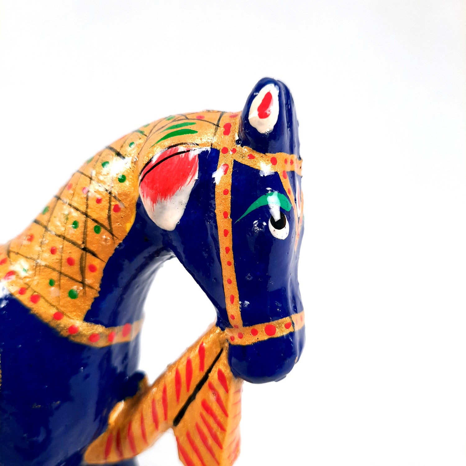 Horse Showpiece Statue | Handcrafted Horse Animal Figurine - for Home, Vastu, Table, Shelf, Living Room Decor, Gifts - 5 Inch - apkamart