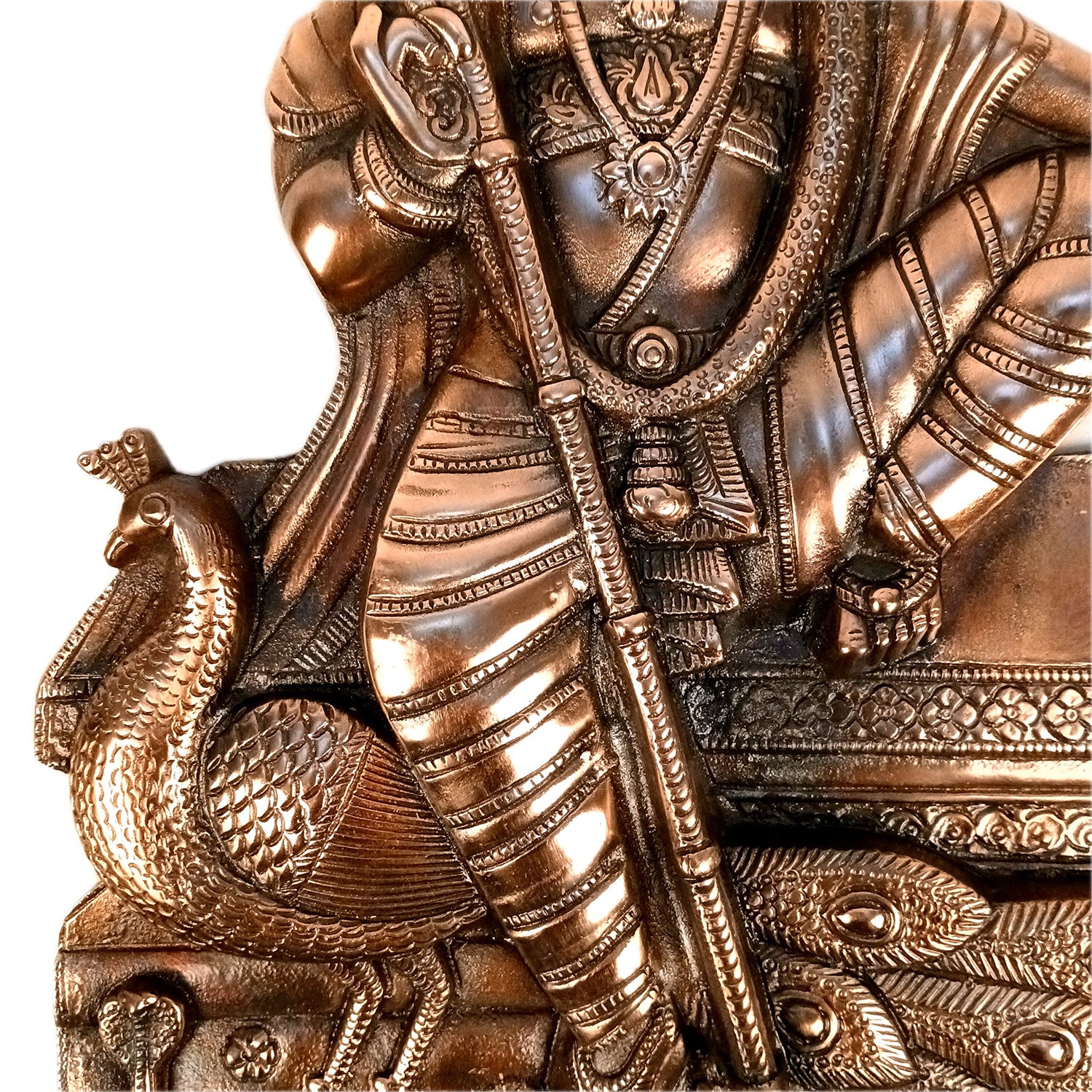 Lord Kartikeya Wall Hanging | Swami Bala Murugan Wall Decor | Kumar Subramanya Swamy Wall Idol - For Puja, Home, Living Room Decor & Gift - 19 Inch - Apkamart