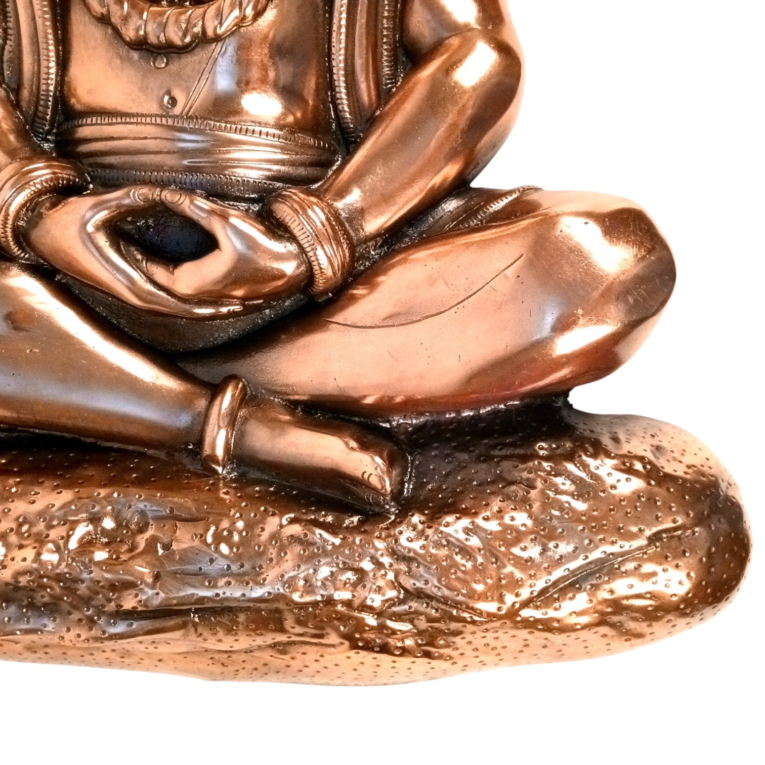 Hanuman Ji Wall Hanging | Big Religious Wall Art for Home, Temple & Living Room Decor | Handcrafted Antique Finish Metal Wall Hanging for Positivity & Strength - 31 Inch - Apkamart