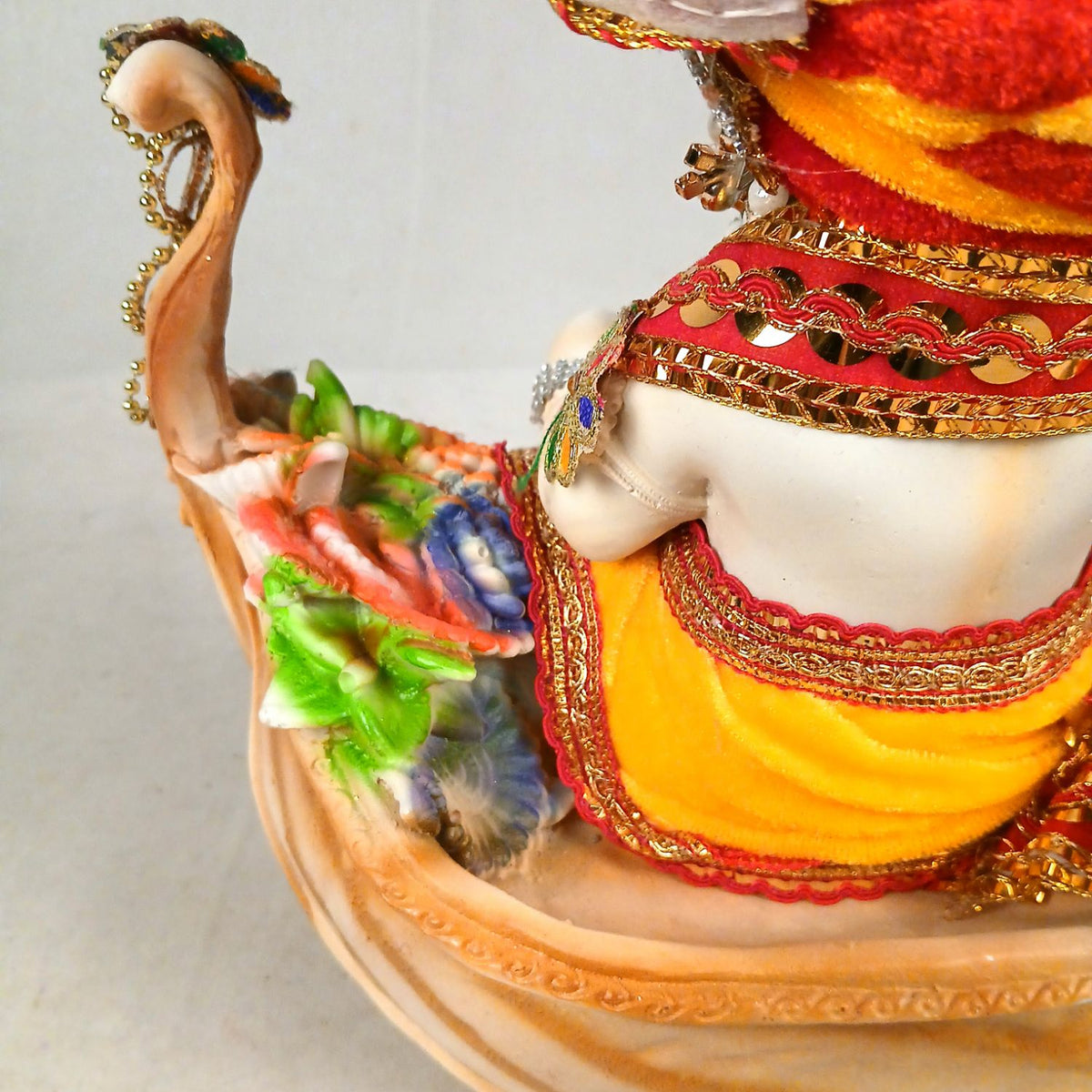 Laddu Gopal Baby Krishna in Boat Statue – 8 Inch