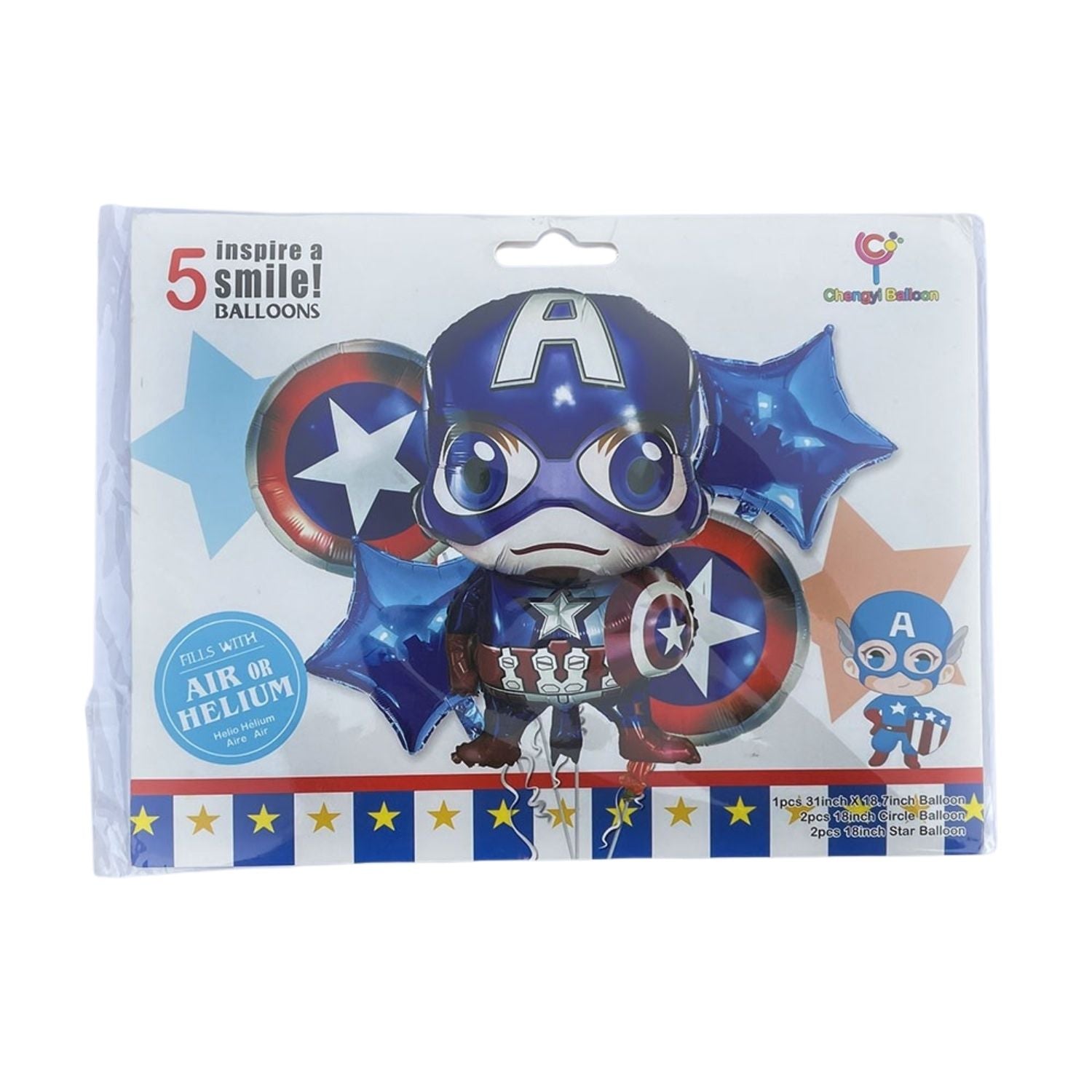 Avengers Design Birthday Balloons | Happy Birthday Balloons | Party Balloons Balloons for Kids Colorful Birthday Decorations for Home School Events - Apkamart #Style_Pack Of 1