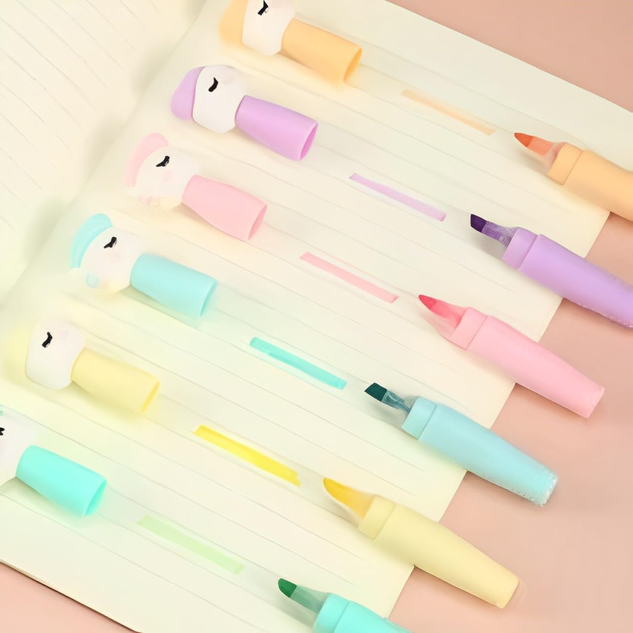 Unicorn Design Mini Highlighters for kids | Marker Pen in Pen Design - For Kids Study, School & Birthday Return Gift (Pack of 3)