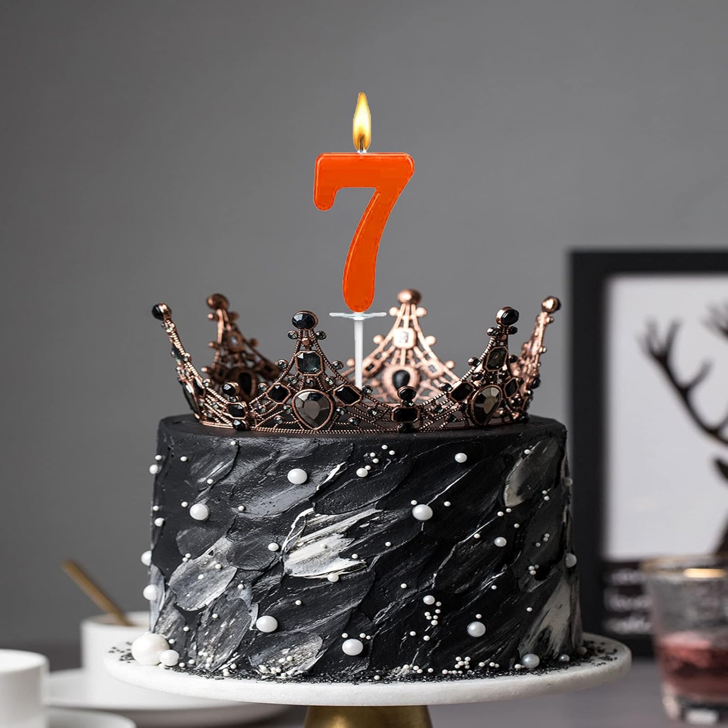 Birthday 0 To 9 Number Candle for Cake Decoration | Numerical Birthday Candle for Kids & Adults | Happy Birthday Cake Candle for Home Parties, School Events & Celebrations - Apkamart