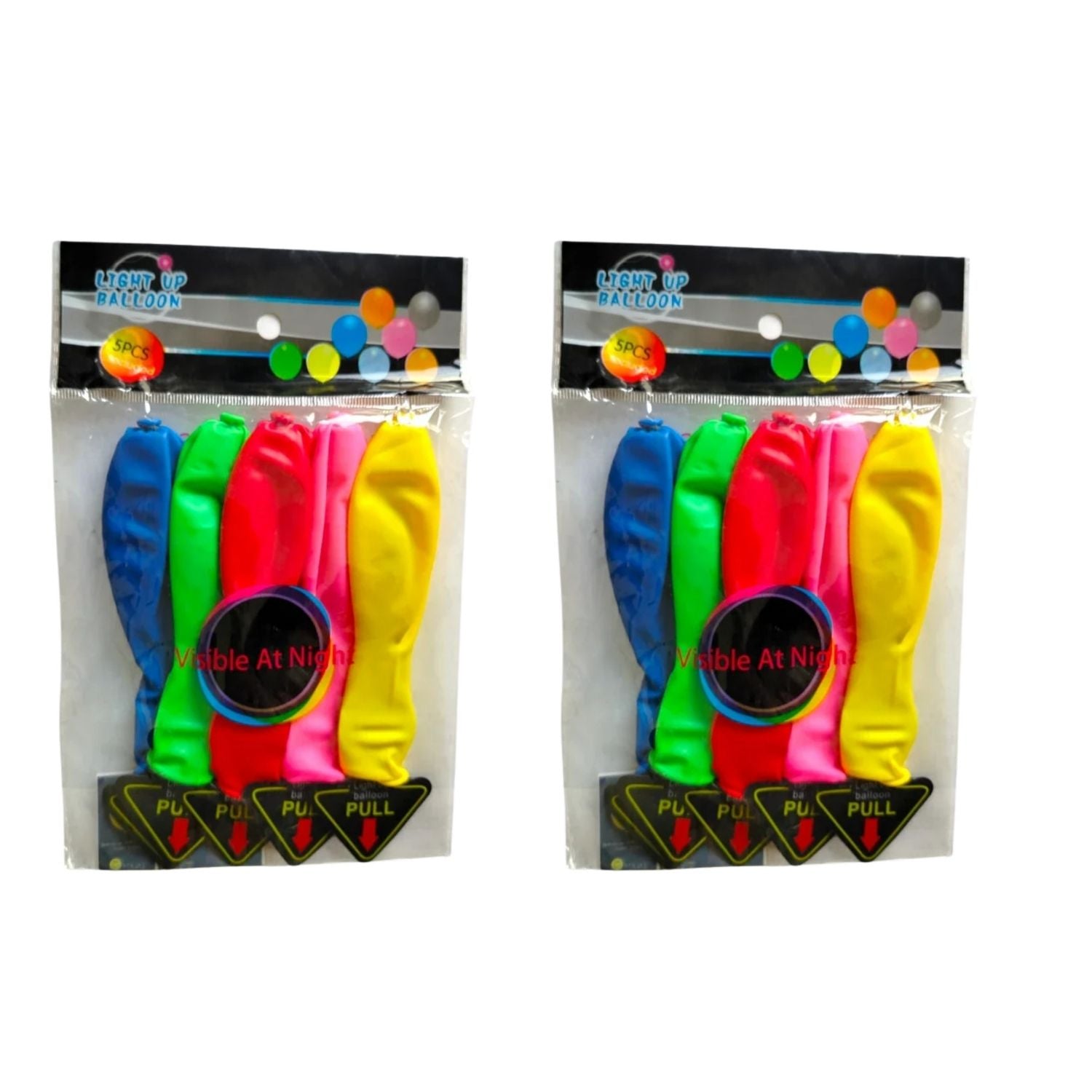 Birthday Balloons Happy Birthday Balloons | Party Balloons | Balloons for Kids Colorful Birthday Decorations for Home School Events - (Each Packet Has 5 Pieces) - Apkamart #Style_Pack Of 2