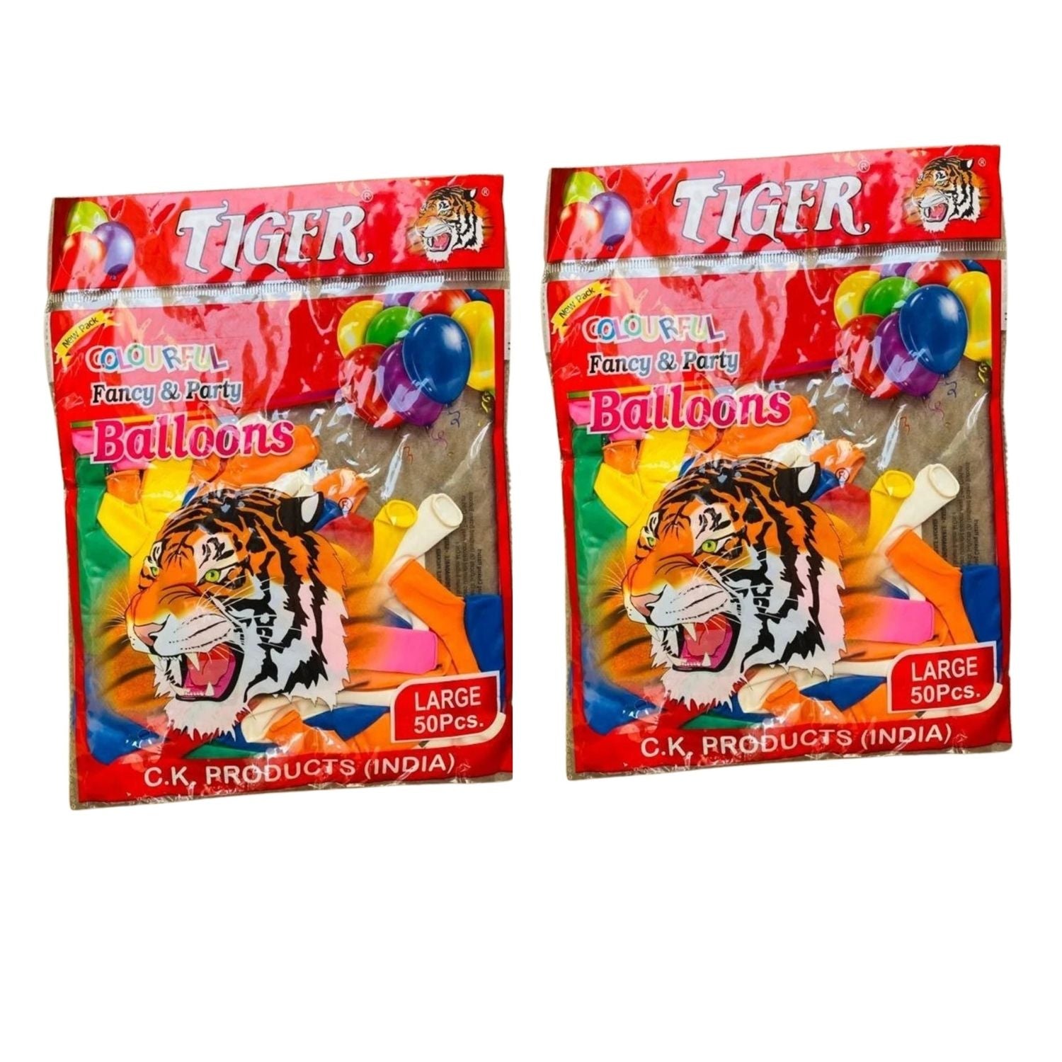 Birthday Balloons Happy Birthday Balloons | Party Balloons | Balloons for Kids Colorful Birthday Decorations for Home School Events - (Each Packet Has 50 Pieces) - Apkamart #Style_Pack Of 2