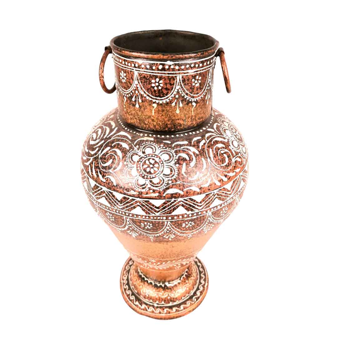 Flower Vase for Corners | Decorative Vases - For Home & Table Decor - 12 Inch - Apkamart
