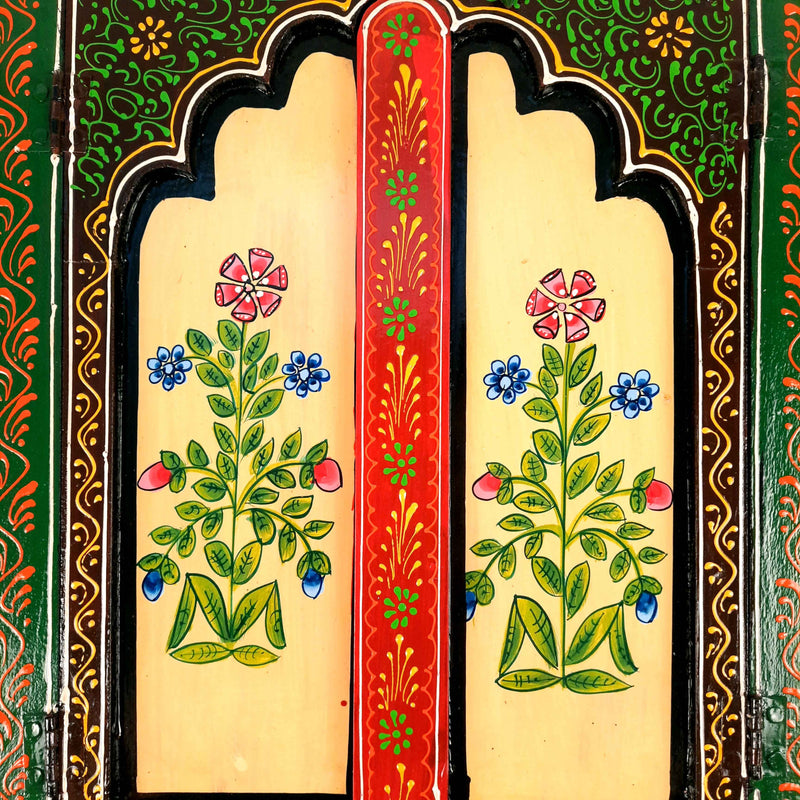 Wooden Window Jharokha Frame | Jharokha Wall Hanging - For Home Decor & Gifts - 18 Inch - Apkamart