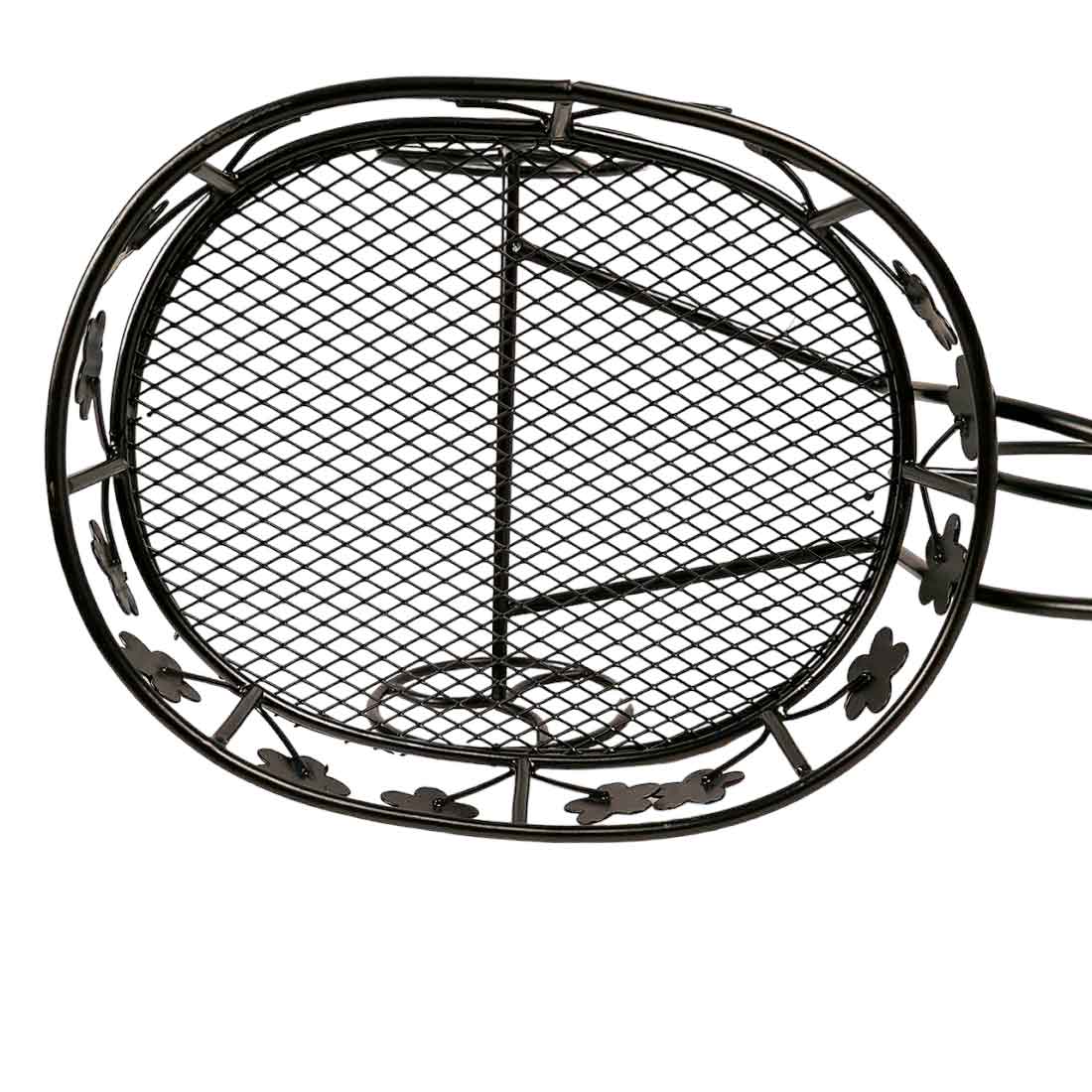 Fruit Basket | Multipurpose Basket - Rickshaw Design - For Fruits, Vegetables, Kitchen & Dining Table Decor - 15 Inch - Apkamart#Style_Pack of 2