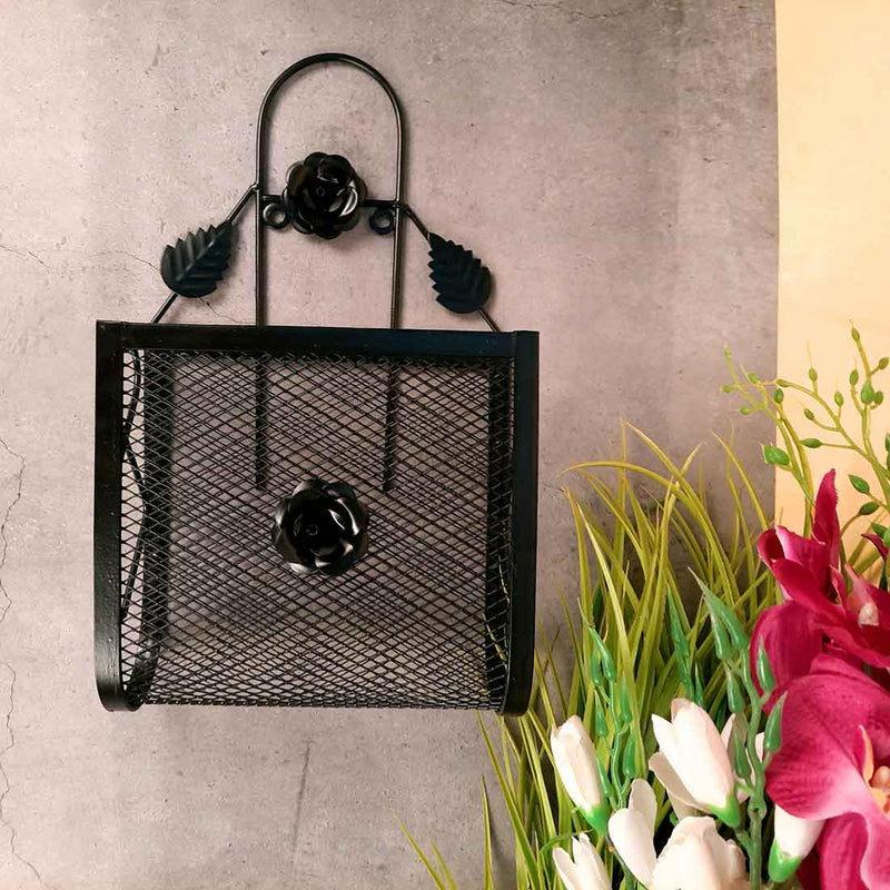 Magazine Holder Wall Mount | Wall Hanging Newspaper Stand - For Home, Office, Living Room, Organizing & Gifts - 13 Inch - Apkamart