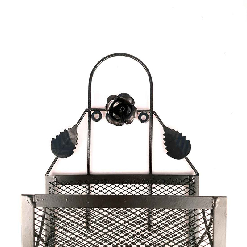 Magazine Holder Wall Mount | Wall Hanging Newspaper Stand - For Home, Office, Living Room, Organizing & Gifts - 13 Inch - Apkamart