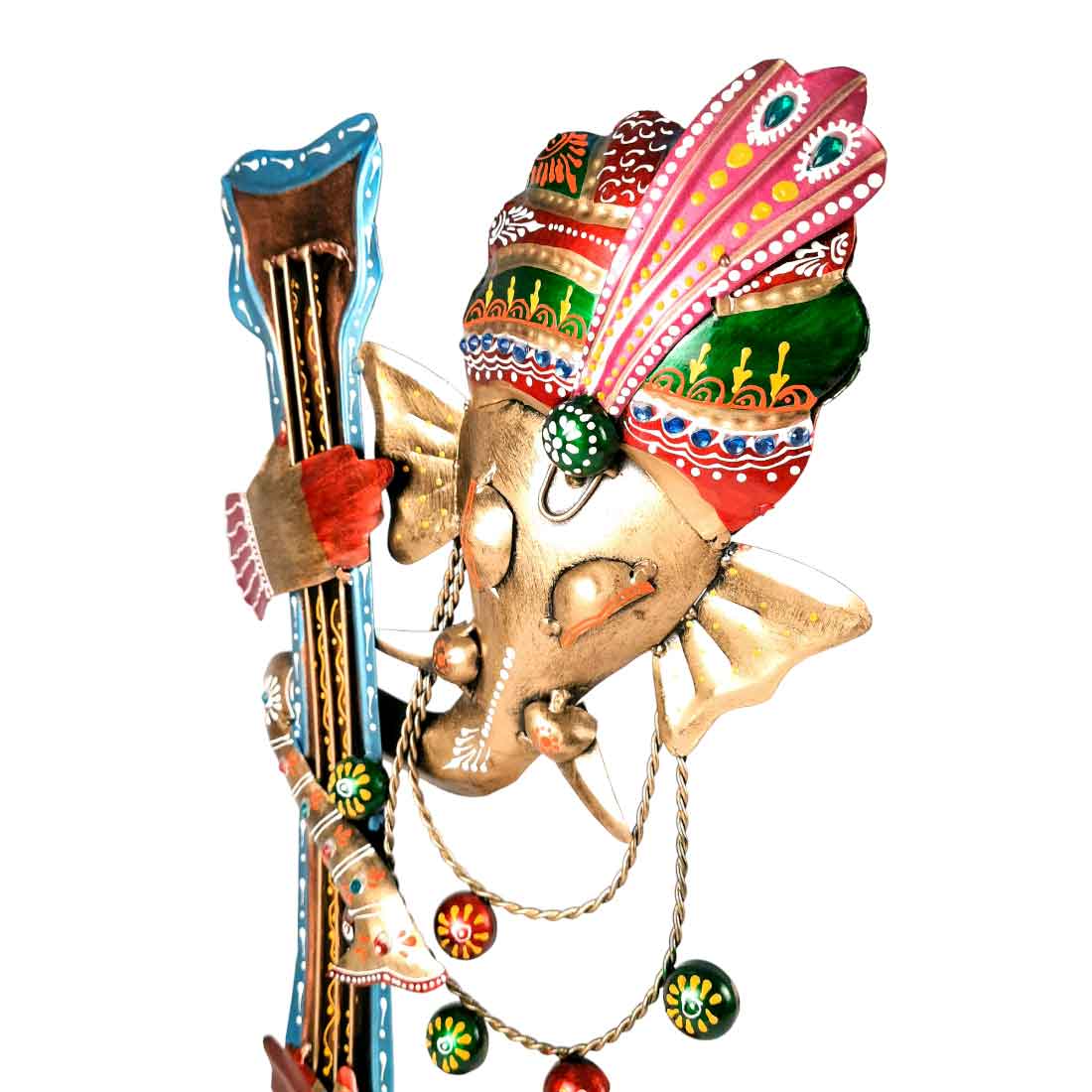 Ganesh Showpiece - Decorative Showpiece for Table & Office Decor - 20 Inch - ApkaMart #Color_Golden