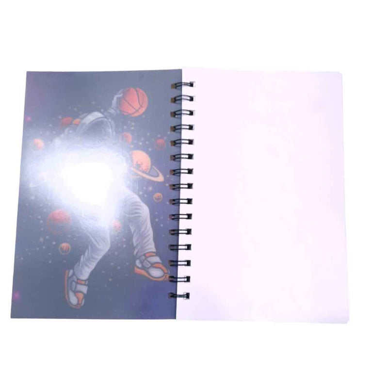 Spiral Note Book Single Line | A6 Size Note Book (60 Pages) - For Kids, Students & Return Gifts - Apkamart