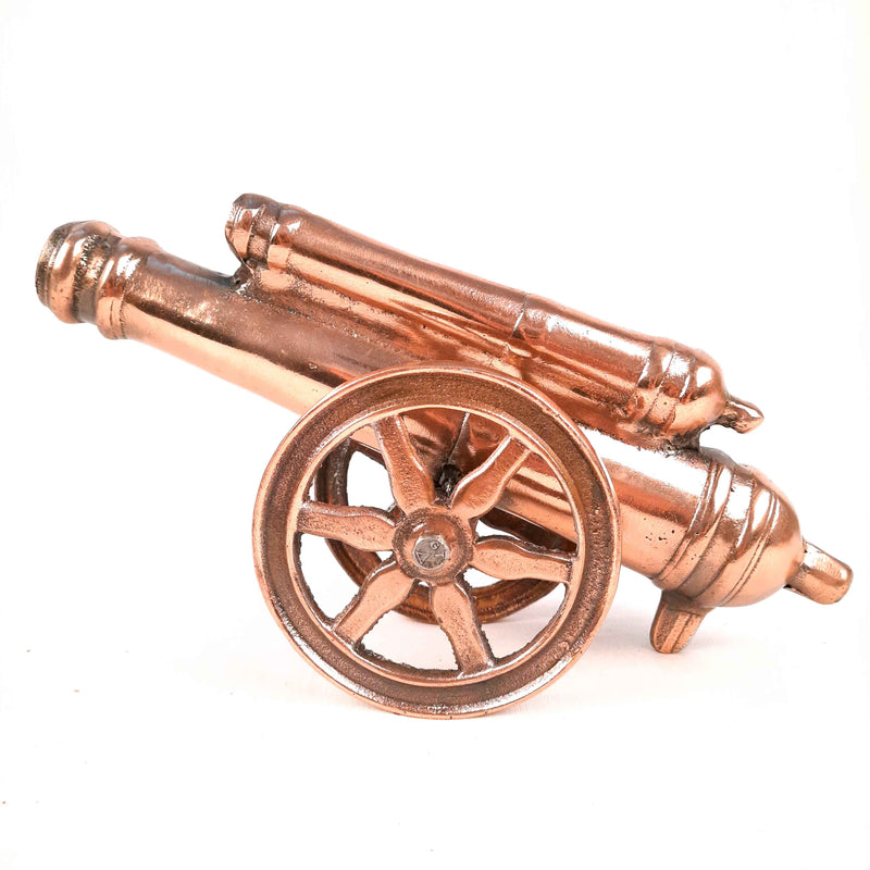 Cannon Showpiece - Double Barrel Vintage Cannon -11 Inch - Apkamart