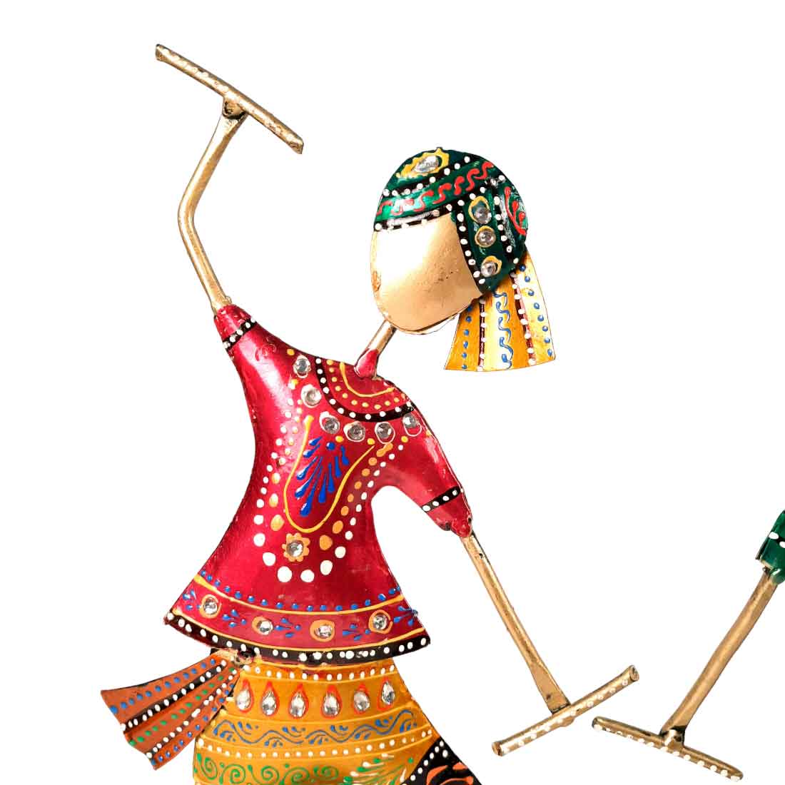 Dancing Couple Showpiece | Dandya Dancing Showpiece - for Table Decor and Gifts- 16 Inch - Apkamart