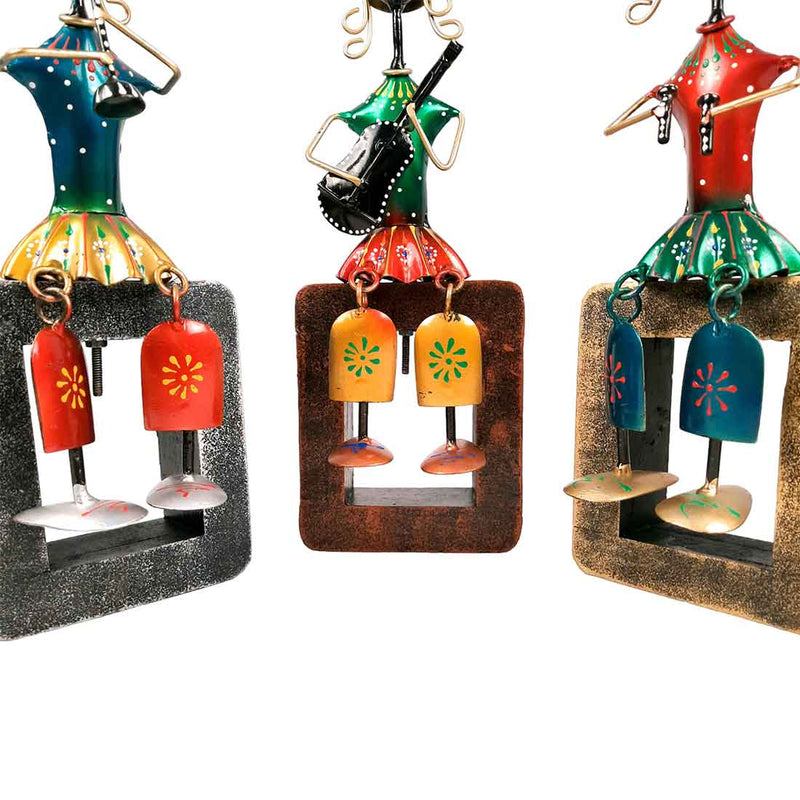 Musicians Playing Musical Instruments Showpiece - Set of 3 - For Living Room, Home & Table Decor & Gifts - 12 Inch - Apkamart