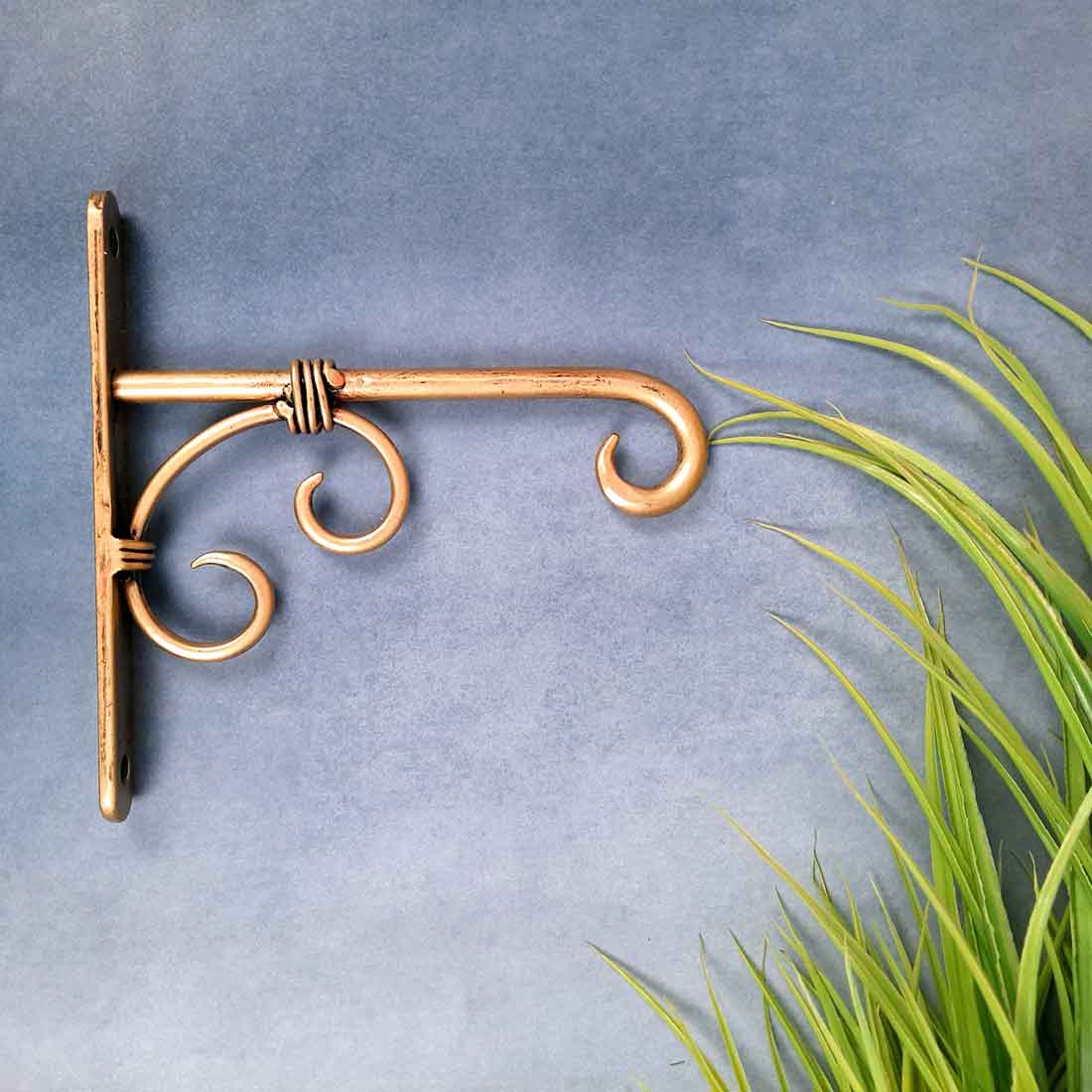 Wall Hanging Hooks - For Hanging Pots, Plants & Votives | Decorative Metal  Wall Hook Holder - For Home, Entrance, Office Decor & Gifts - 8 Inch