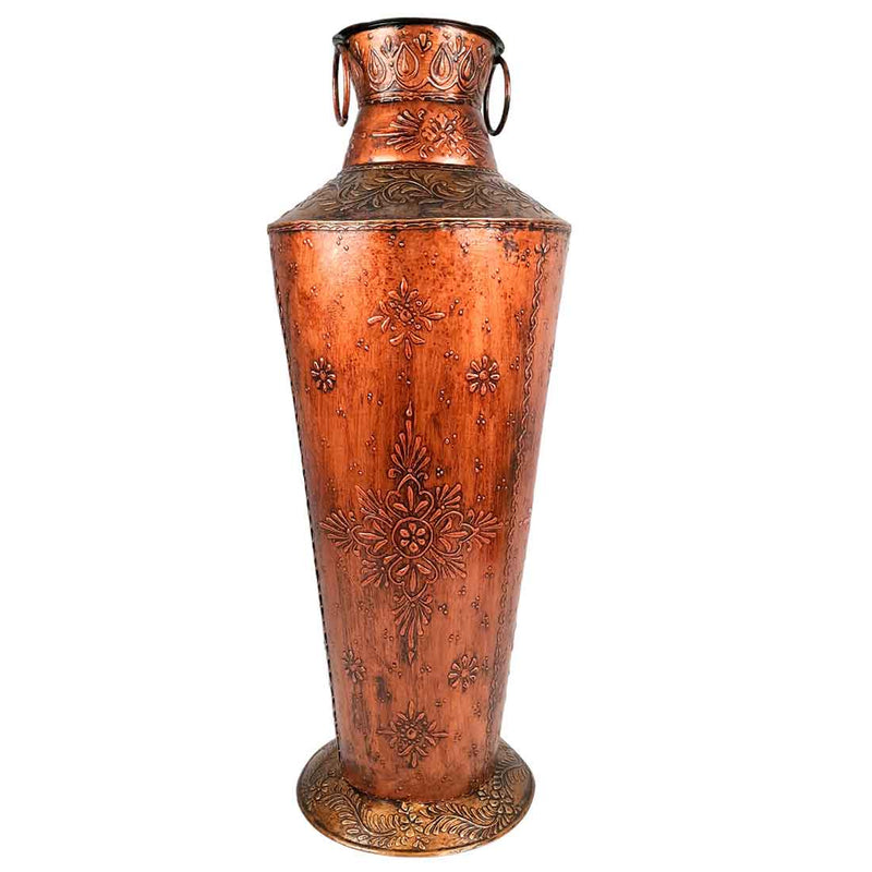 Corner Big Flower Vase | Big Flower Pot - for Living Room - 26 inch- Apkamart