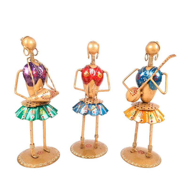 Musician Showpiece | Antique Showpiece - For Center Table Decoration - 9 Inch- Apkamart