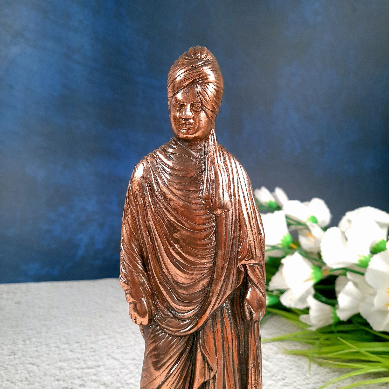 Swami Vivekananda Idol Statue - for Office, Home, Desk & Table Décor - 12 inch-Apkamart