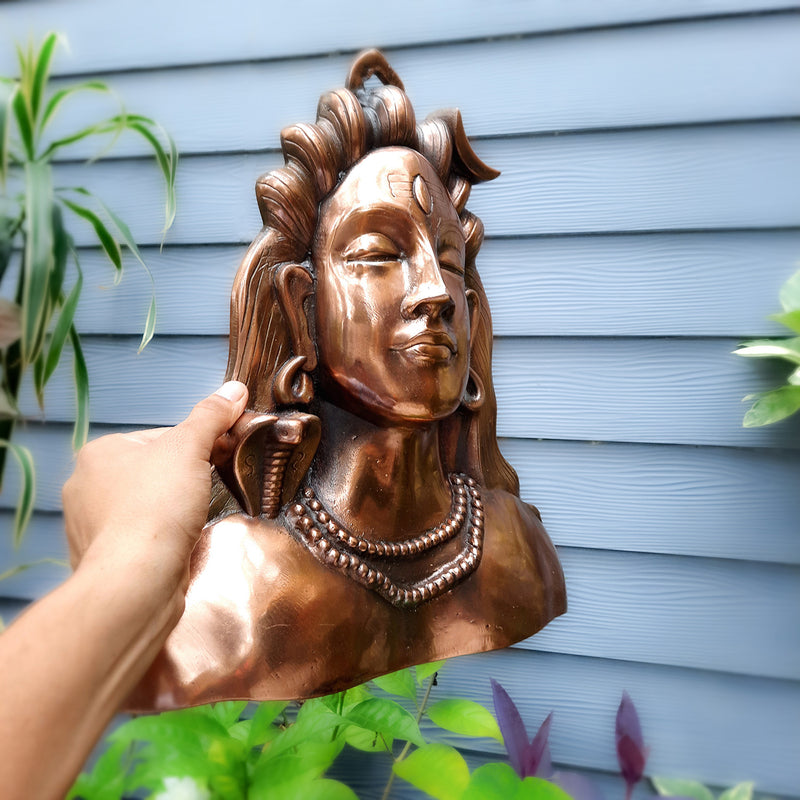 Adiyogi Shiva Wall Hanging - For Home & Wall Decor | Living Room & Office Decor - 17 inch-Apkamart