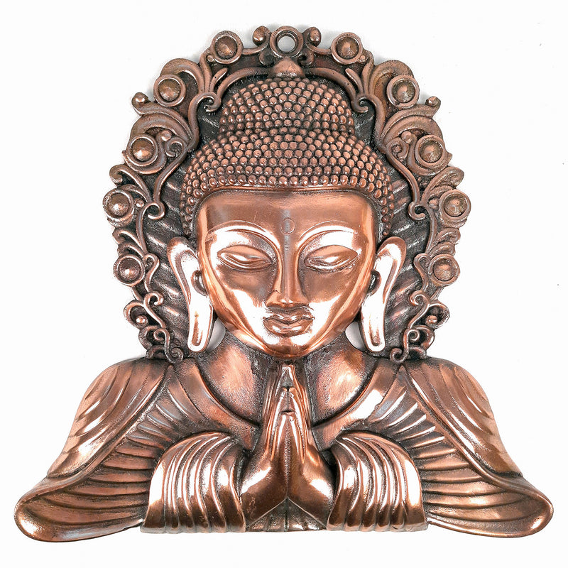 Lord Buddha Wall Hanging | Gautam Buddha Wall Hanging - For Home & Wall Decor | Living Room, Office Décor & Gifts - 15 inch-Apkamart
