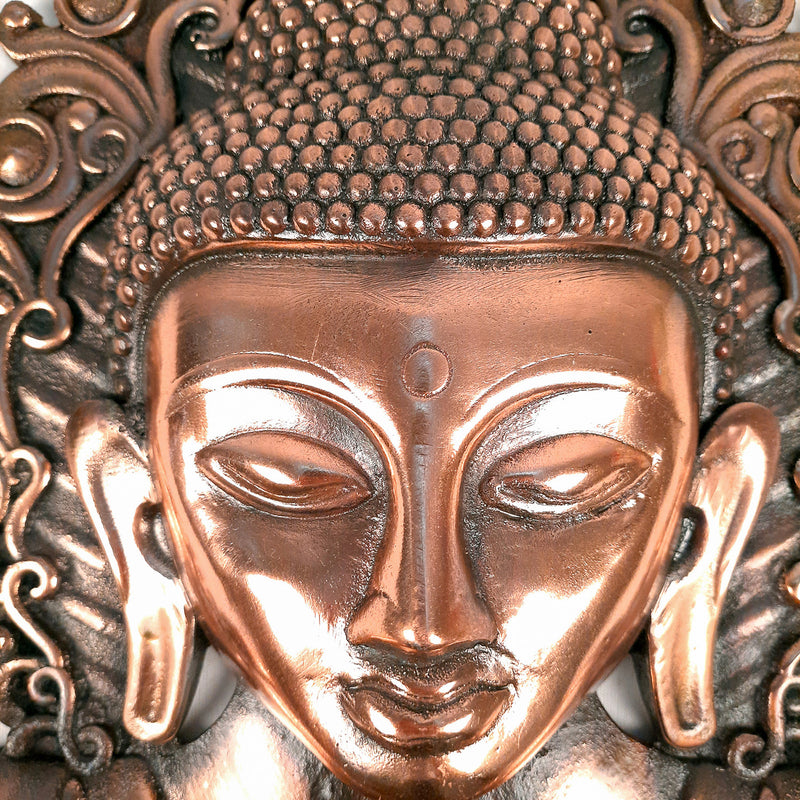 Lord Buddha Wall Hanging | Gautam Buddha Wall Hanging - For Home & Wall Decor | Living Room, Office Décor & Gifts - 15 inch-Apkamart
