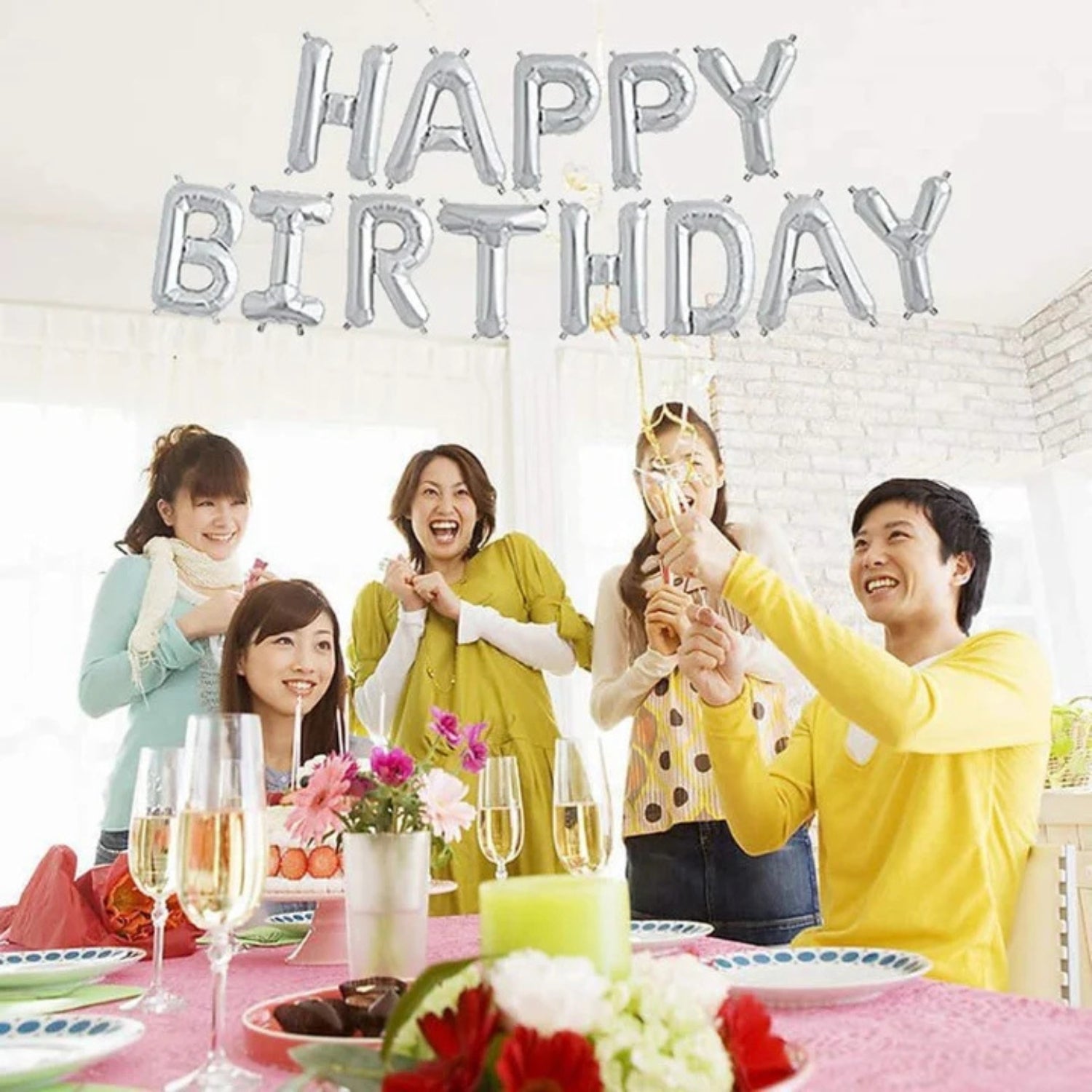 Happy Birthday Balloons |Party Balloons| Balloons for Kids Colorful Birthday Decorations for Home School Events