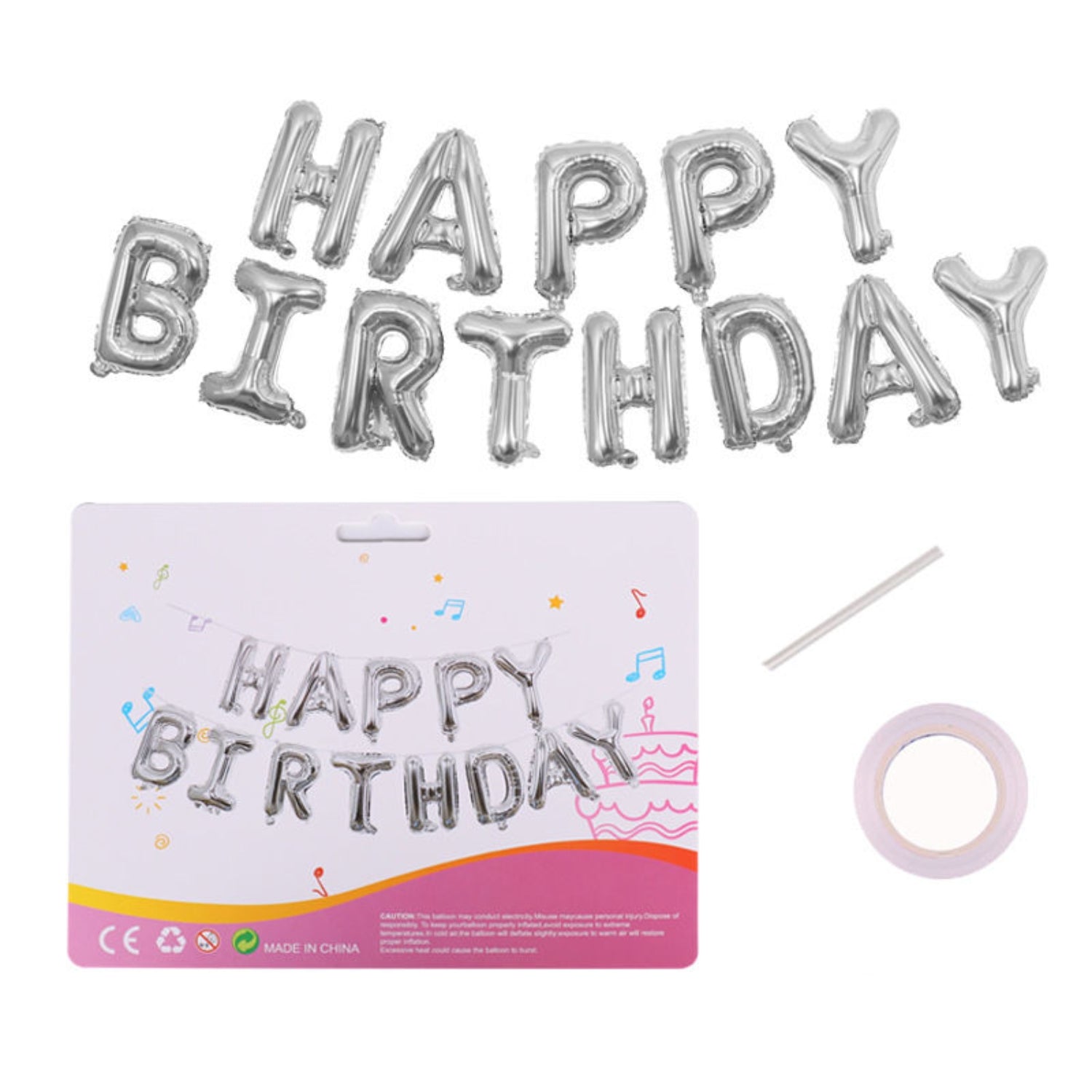 Happy Birthday Balloons |Party Balloons| Balloons for Kids Colorful Birthday Decorations for Home School Events