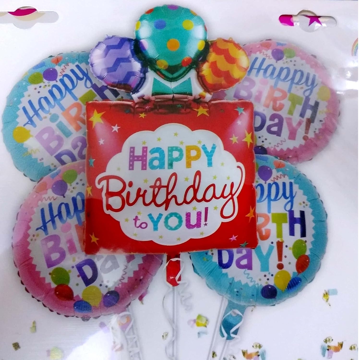 Happy Birthday Design Birthday Balloons | Happy Birthday Balloons | Party Balloons Balloons for Kids Colorful Birthday Decorations for Home & School Events
