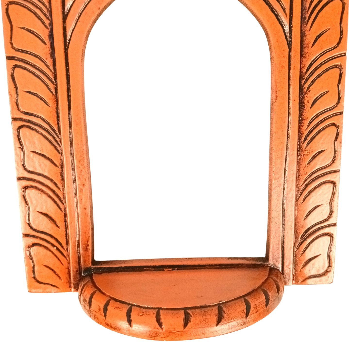 Wooden Jharokha Window Wall Hanging | Rajasthani Decor - 14 inch-Apkamart

