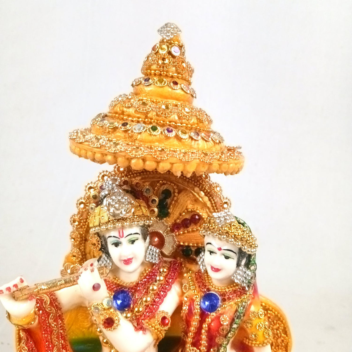 Radha Krishna Idol - Shri Krishna Murti For Puja Home-Apkamart