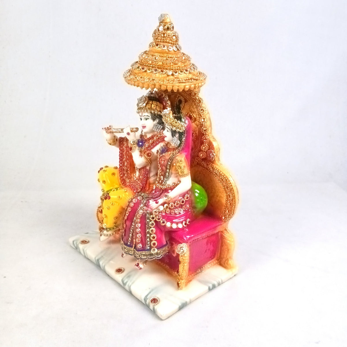 Radha Krishna Idol - Shri Krishna Murti For Puja Home-Apkamart