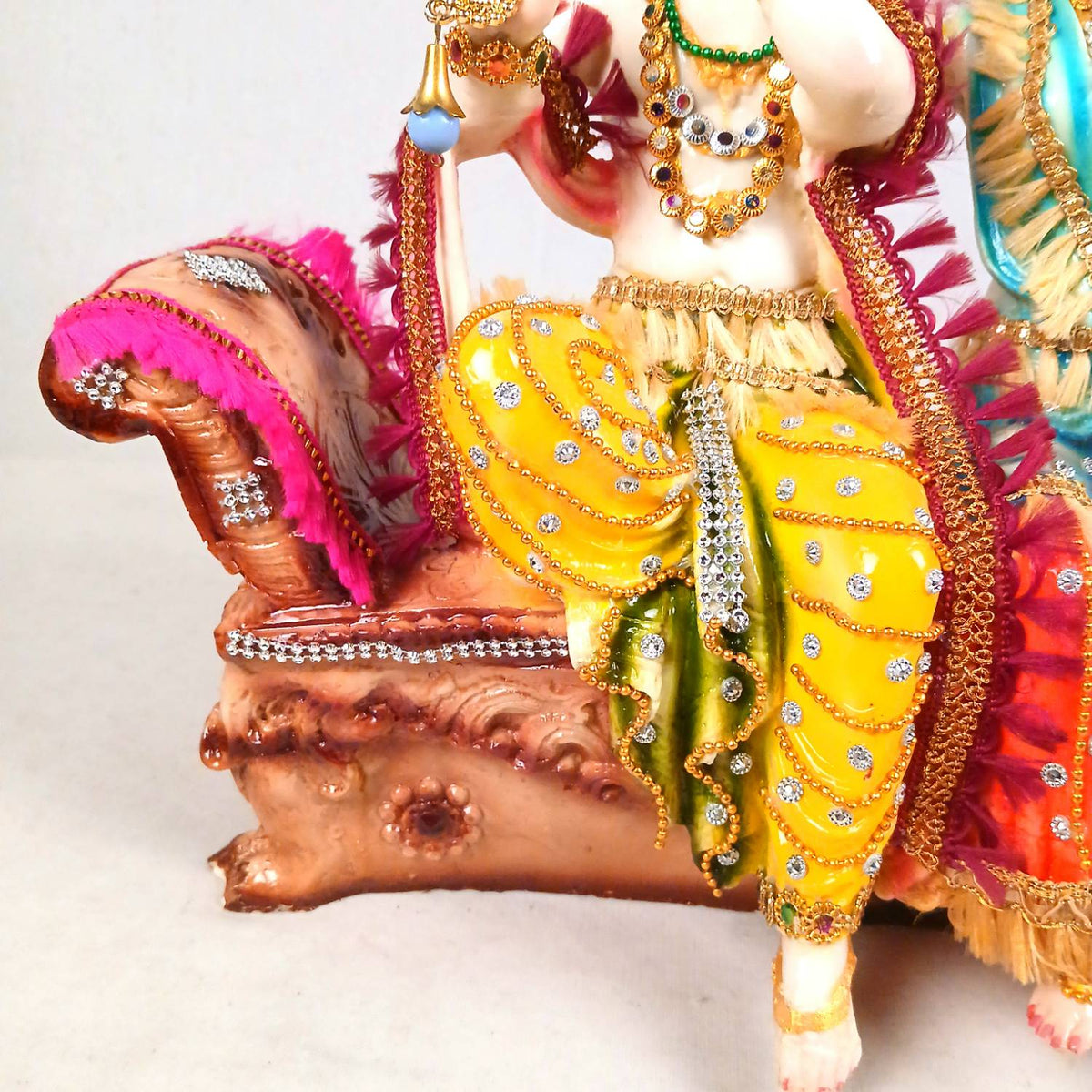 Radha Krishna on Royal Sofa Statue Idol – 12 Inch