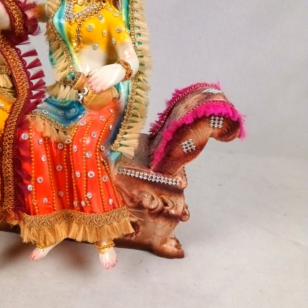 Radha Krishna on Royal Sofa Statue Idol – 12 Inch