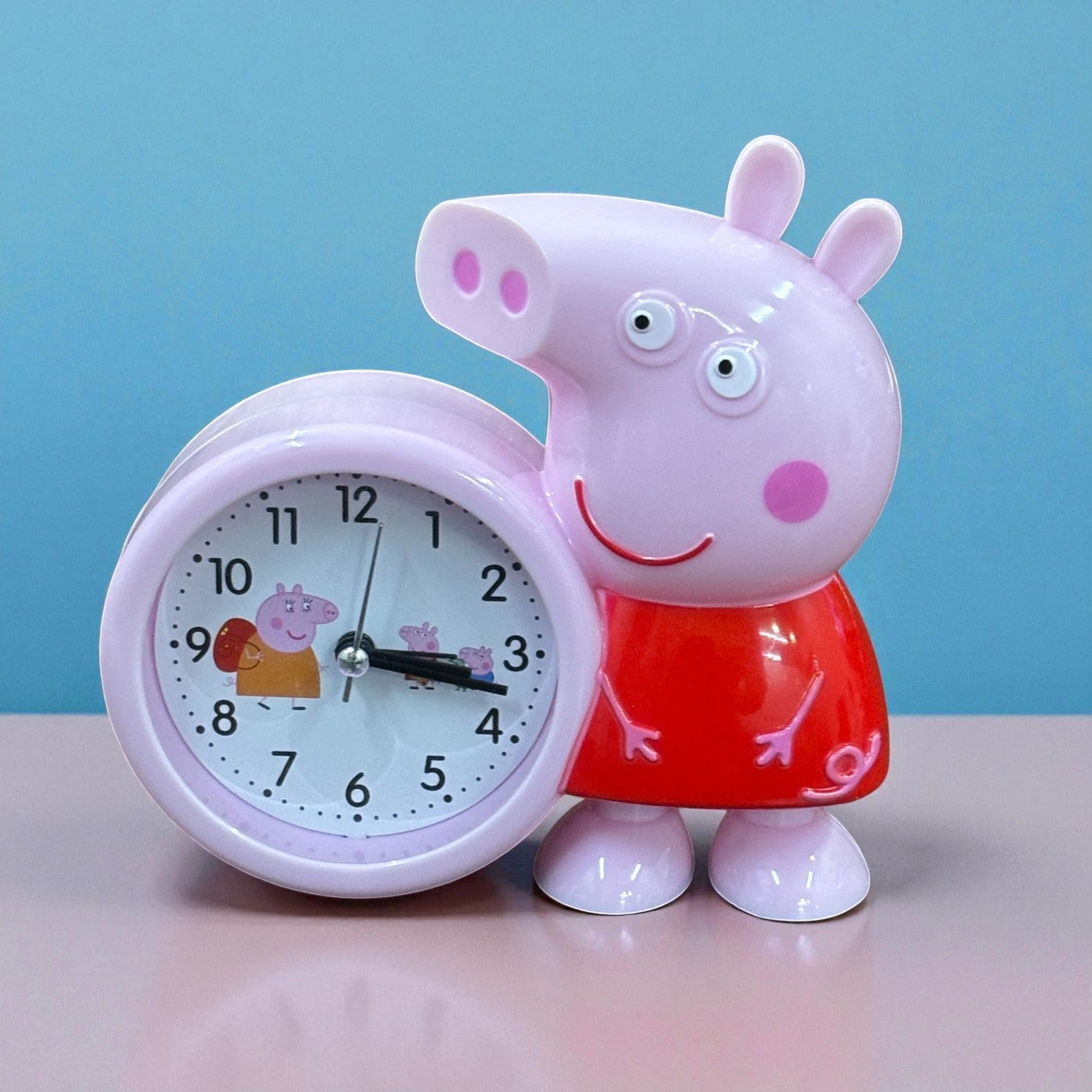 Desk Clock | Cute Cartoon Character Table Clock for Kids | Study Table, Bedroom & Home Décor Clock | Perfect Gift for Boys & Girls - 6 Inch - Apkamart