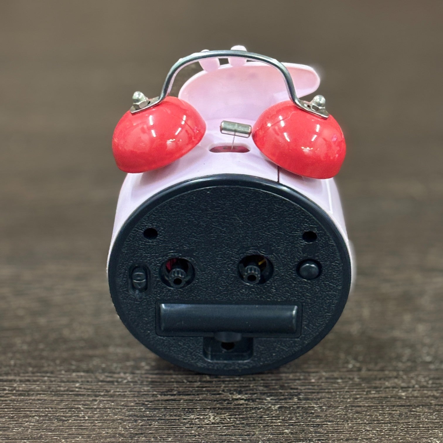 Cartoon Kids Alarm Clock | Cute Bedside Table Clock for Boys & Girls | Easy-to-Use Wake-Up Clock for Kids Room & Study Table | Battery Operated - 6 Inch - Apkamart #Color_Red