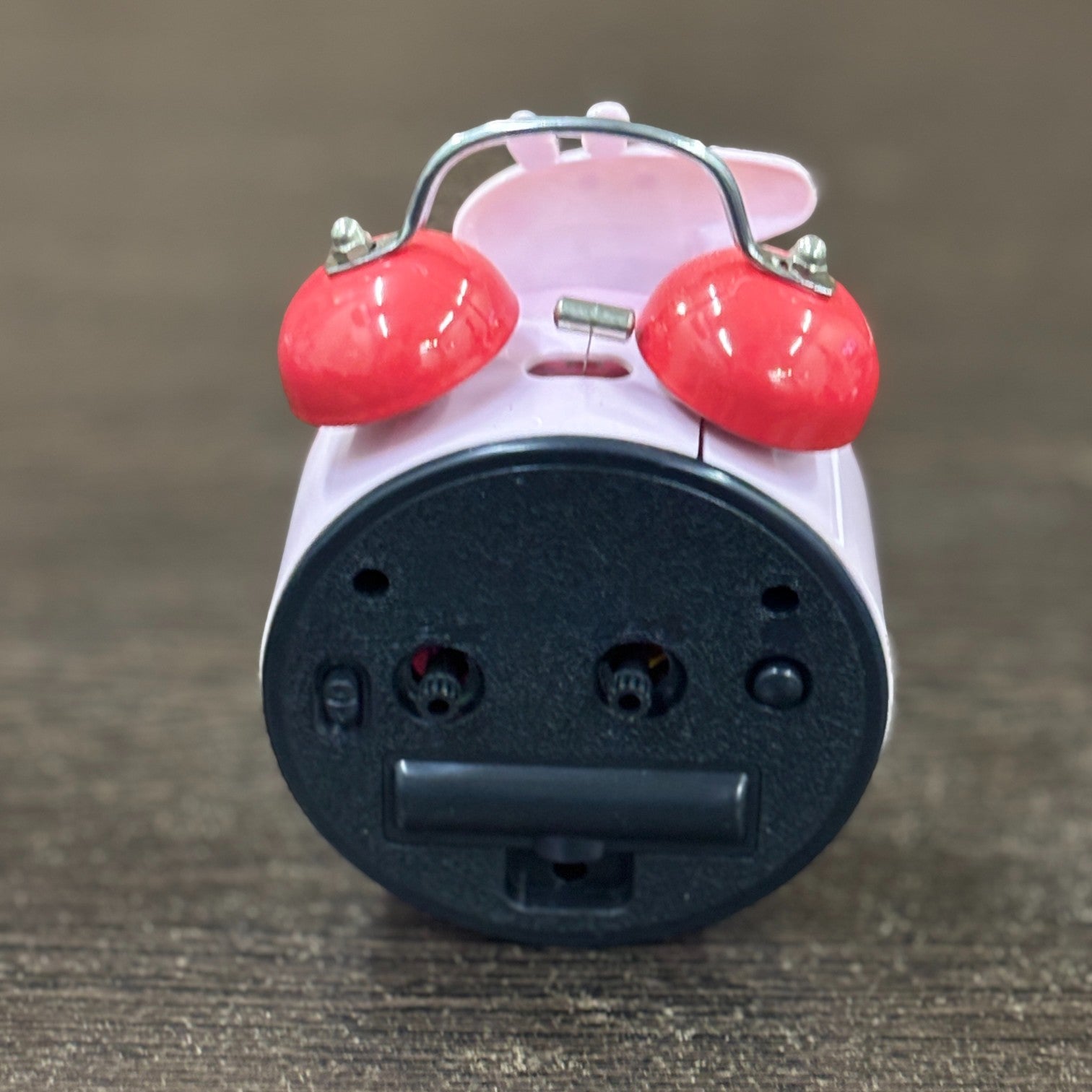 Cartoon Kids Alarm Clock | Cute Bedside Table Clock for Boys & Girls | Easy-to-Use Wake-Up Clock for Kids Room & Study Table | Battery Operated - 6 Inch - Apkamart #Color_Red