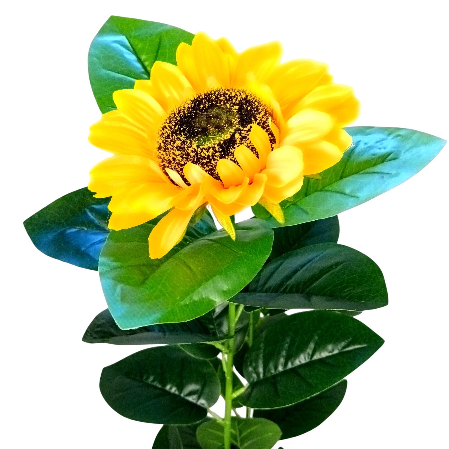 Artificial Leaf Tree | Faux Leaf Vine Plant | Decorative Plant Bush for Home Office Balcony Living Room Indoor Outdoor Tabletop | Diwali Decor & Gifting - 41 Inch