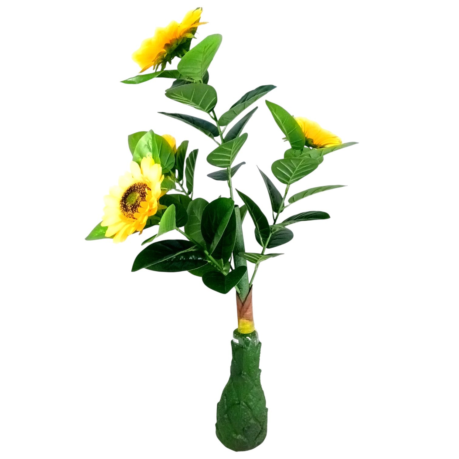 Artificial Leaf Tree | Faux Leaf Vine Plant | Decorative Plant Bush for Home Office Balcony Living Room Indoor Outdoor Tabletop | Diwali Decor & Gifting - 41 Inch