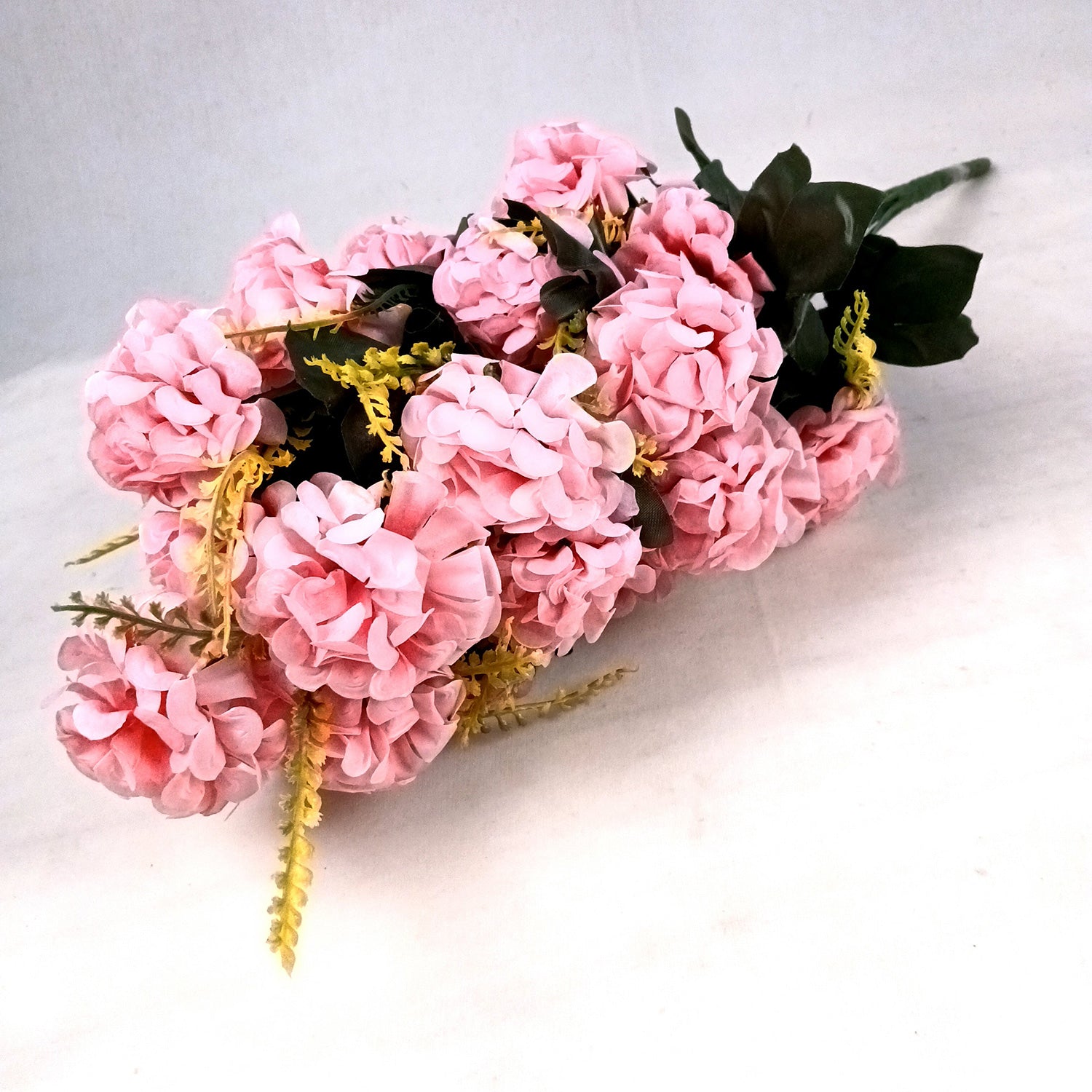Artificial Flowers Carnation Bunches | Faux Flower Sticks - for Home Decor, Living Room, Office & Festivals Decoration (Vase Not Included) - 27 Inch - Apkamart #Colour_Pink